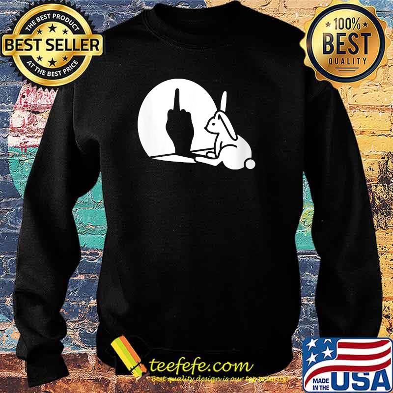 Rabbit shadow hand middle finger T-Shirt Sweater Rabbit shadow hand middle finger T-Shirt Sweater