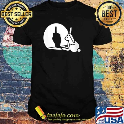 Rabbit shadow hand middle finger T-Shirt