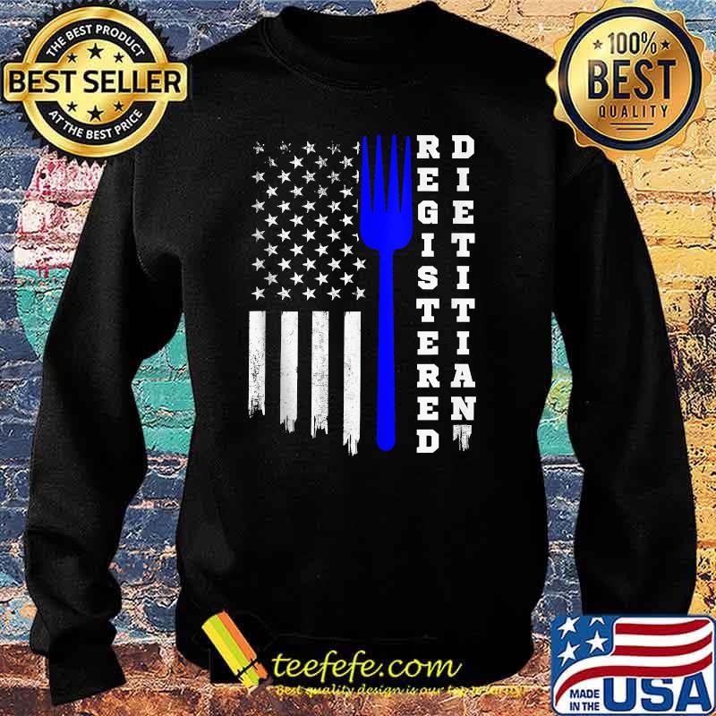Registered Dietitian American Flag T-Shirt Sweater Registered Dietitian American Flag T-Shirt Sweater
