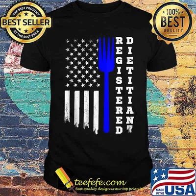 Registered Dietitian American Flag T-Shirt