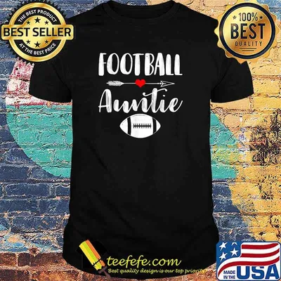 Retro American Football Auntie T-Shirt
