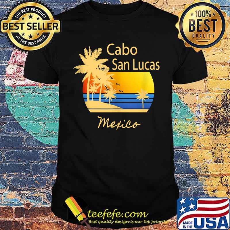 Retro Cool Cabo San Lucas Mexico Beaches Novelty Art T-Shirt