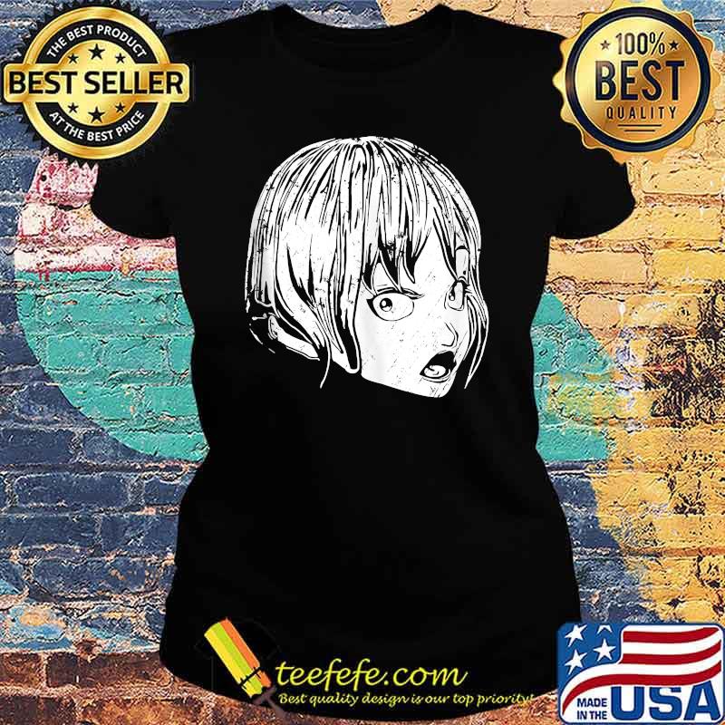 Scared anime girl t-Shirt Ladies tee Scared anime girl t-Shirt Ladies tee