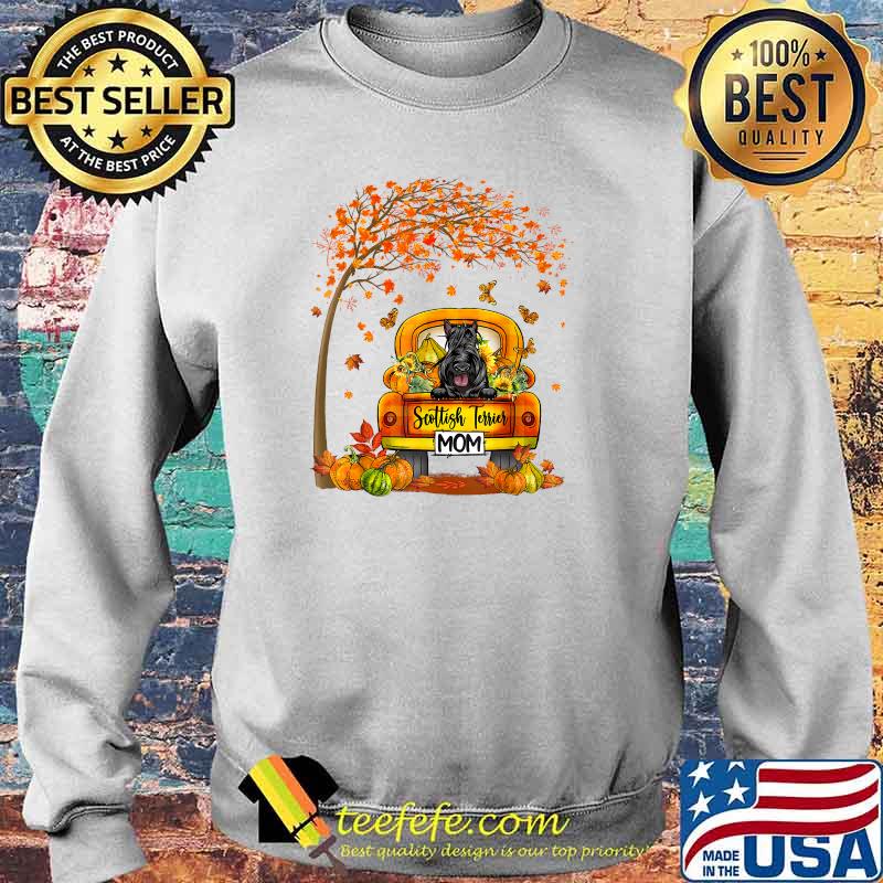 Scottish Terrier Mom Autumn Tree Thanksgiving Pumpkin T-Shirt Sweater Scottish Terrier Mom Autumn Tree Thanksgiving Pumpkin T-Shirt Sweater