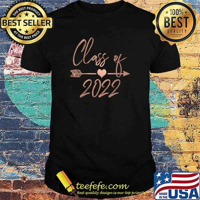Senior 2022 Class of 22 Cute Graduation T-Shirt