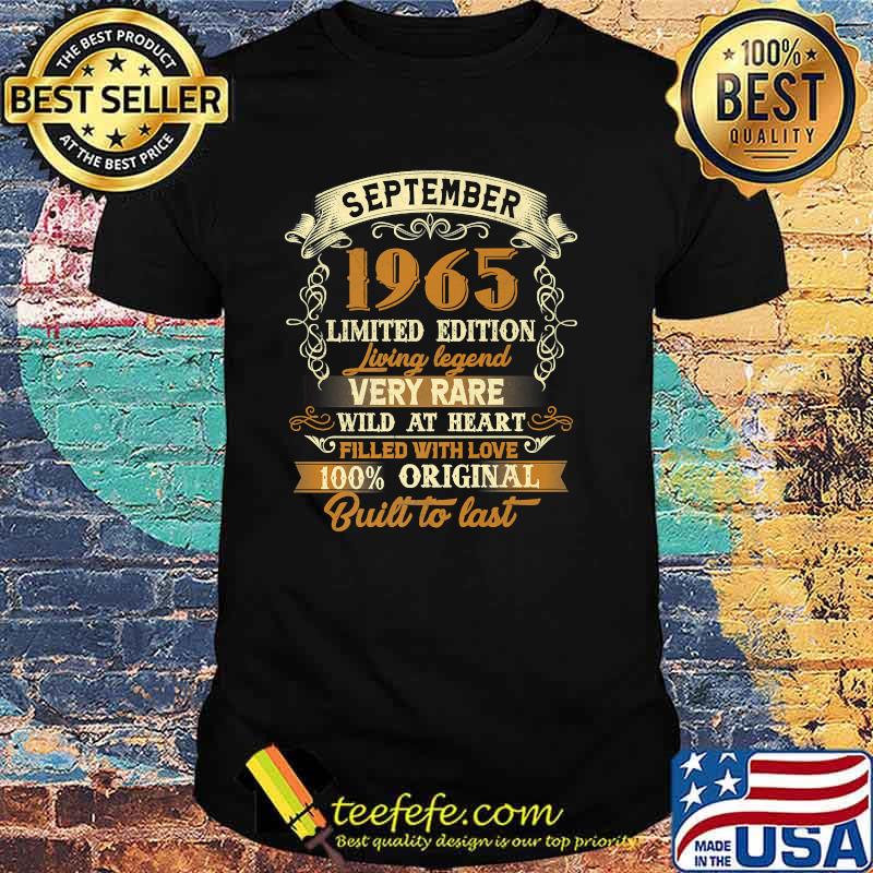 September 1965 Limited Edition Living Legend Very Rare Wild At Heart T-Shirt September 1965 Limited Edition Living Legend Very Rare Wild At Heart T-Shirt