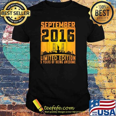 September 2016 Limited Edition Apparel T-Shirt