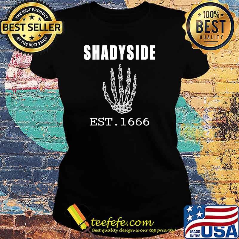 Shadyside Sarah Fier Hand Spooky for Halloween T-Shirt Ladies tee Shadyside Sarah Fier Hand Spooky for Halloween T-Shirt Ladies tee