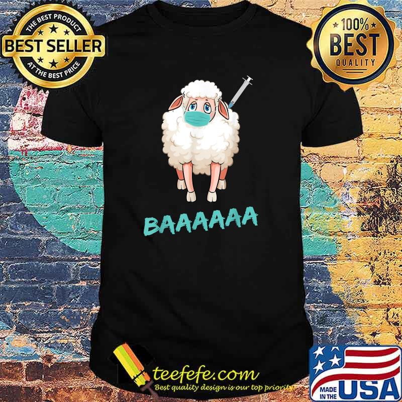 Sheep Or Sheeple Anti Vaccine & Mask Sheep Wearing Face Mask T-Shirt
