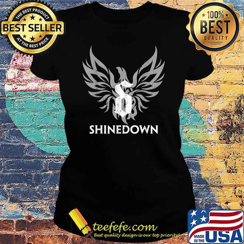 Shinedowns Black and White Logo Rock Music T-Shirt Ladies tee Shinedowns Black and White Logo Rock Music T-Shirt Ladies tee