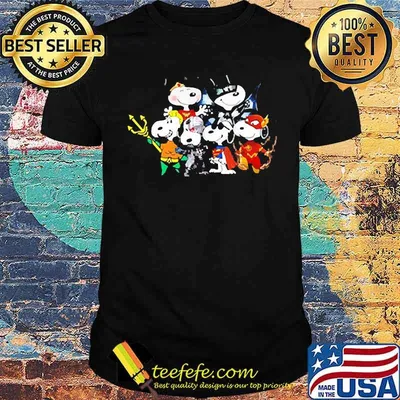 Snoopy captain superhero shirt