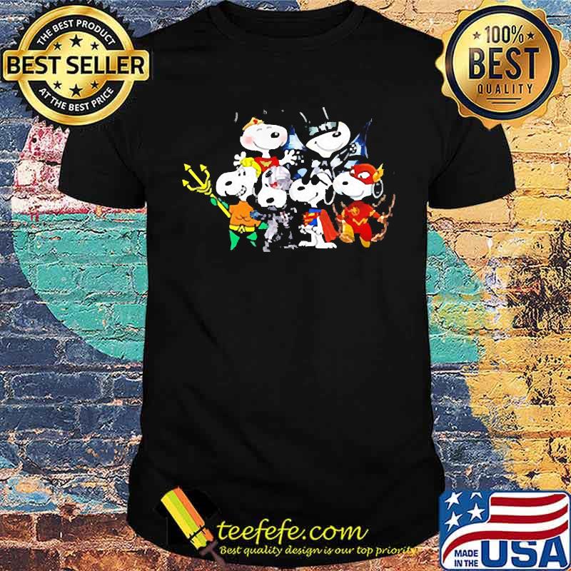 Snoopy captain superhero shirt