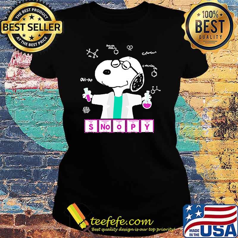 Snoopy chemistry lab Ladies tee Snoopy chemistry lab Ladies tee