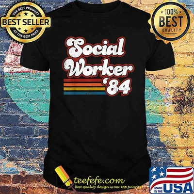 Social Worker Since 1984 37th Birthday Cool Caregiver T-Shirt