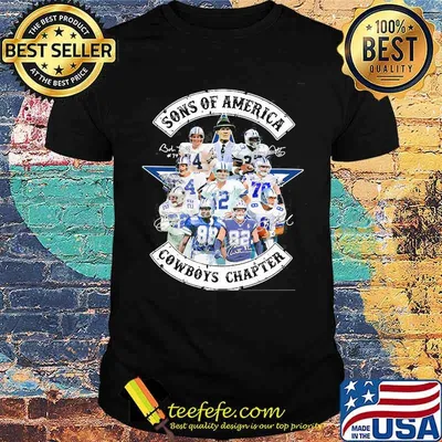 SOns of america cowboys chapter signatures shirt