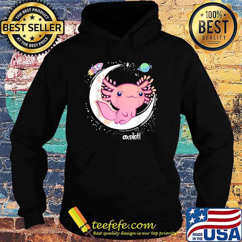 Space Axolotl Kawaii Shirt Pastel Goth Japan Anime Comic T-Shirt Hoodie Space Axolotl Kawaii Shirt Pastel Goth Japan Anime Comic T-Shirt Hoodie