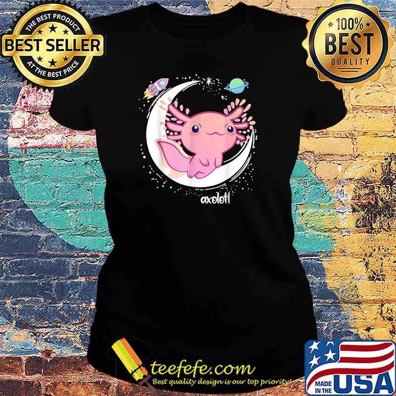 Space Axolotl Kawaii Shirt Pastel Goth Japan Anime Comic T-Shirt Ladies tee Space Axolotl Kawaii Shirt Pastel Goth Japan Anime Comic T-Shirt Ladies tee