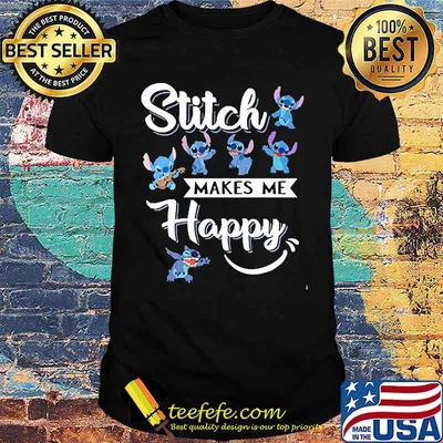 Stitch makes me happy shirt