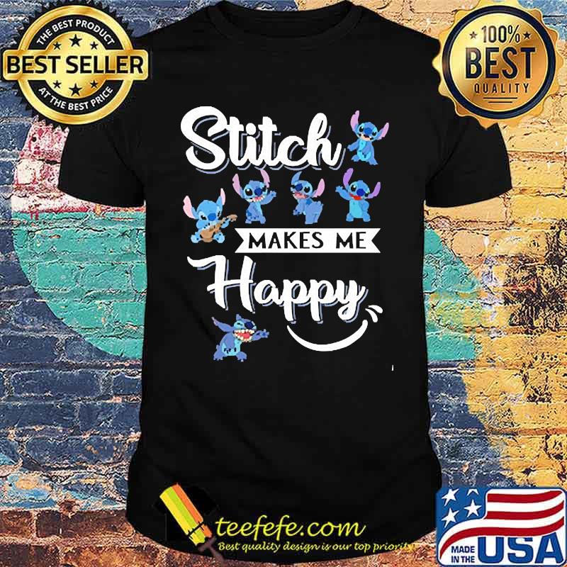 Stitch makes me happy shirt