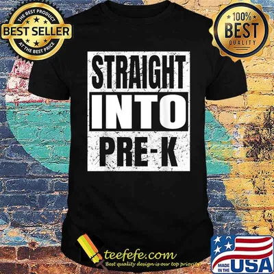 Straight Into Pre-K Back To School T-Shirt