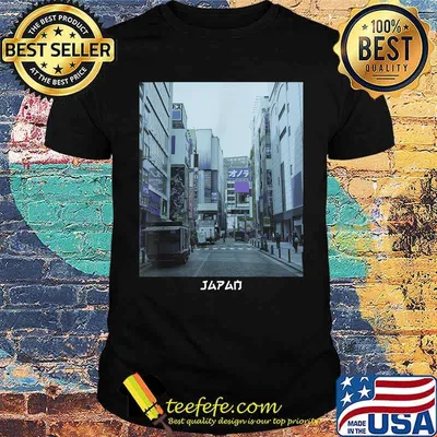 Streets of Tokyo Japan Lofi Aesthetic Trendy Japanese T-Shirt