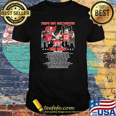 Tampa Bay Bucaneers Tom Brady 2000 Present Shirt