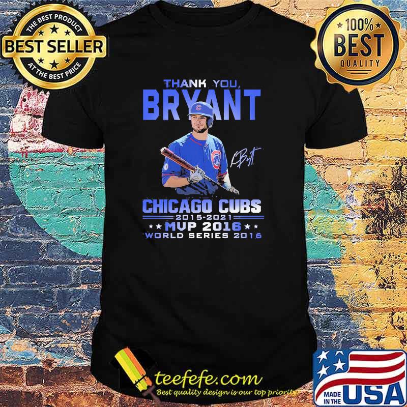 Thank You Chicago Cubs World Series 2016 Signatures Shirt, hoodie, sweater,  long sleeve and tank top