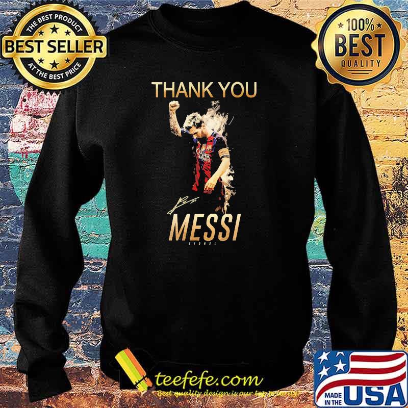 Thank you messi legend signature Sweater Thank you messi legend signature Sweater