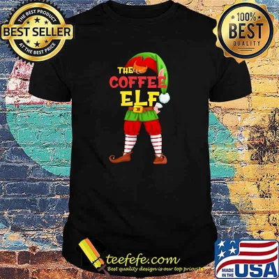 The Coffee Elf Group Christmas Party Pajama T-Shirt