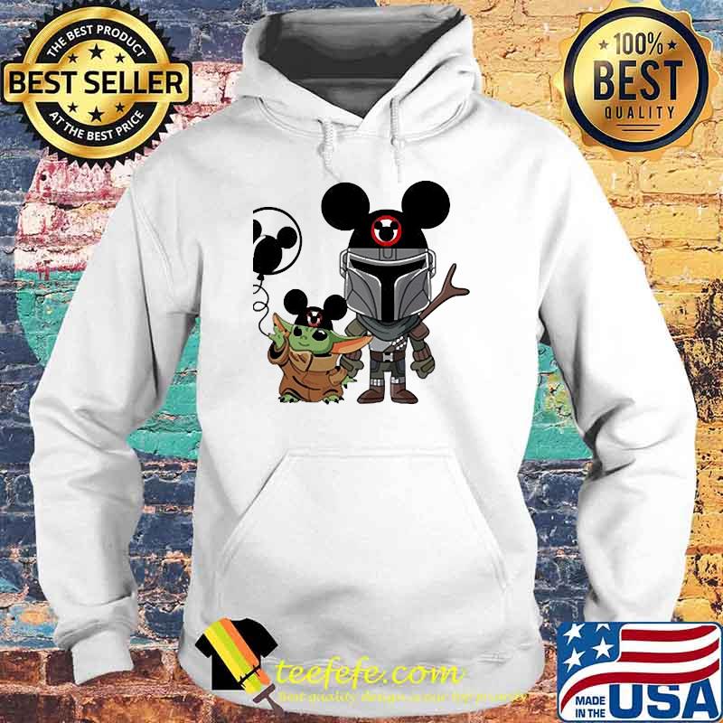The mandalorian yoda mickey Hoodie The mandalorian yoda mickey Hoodie