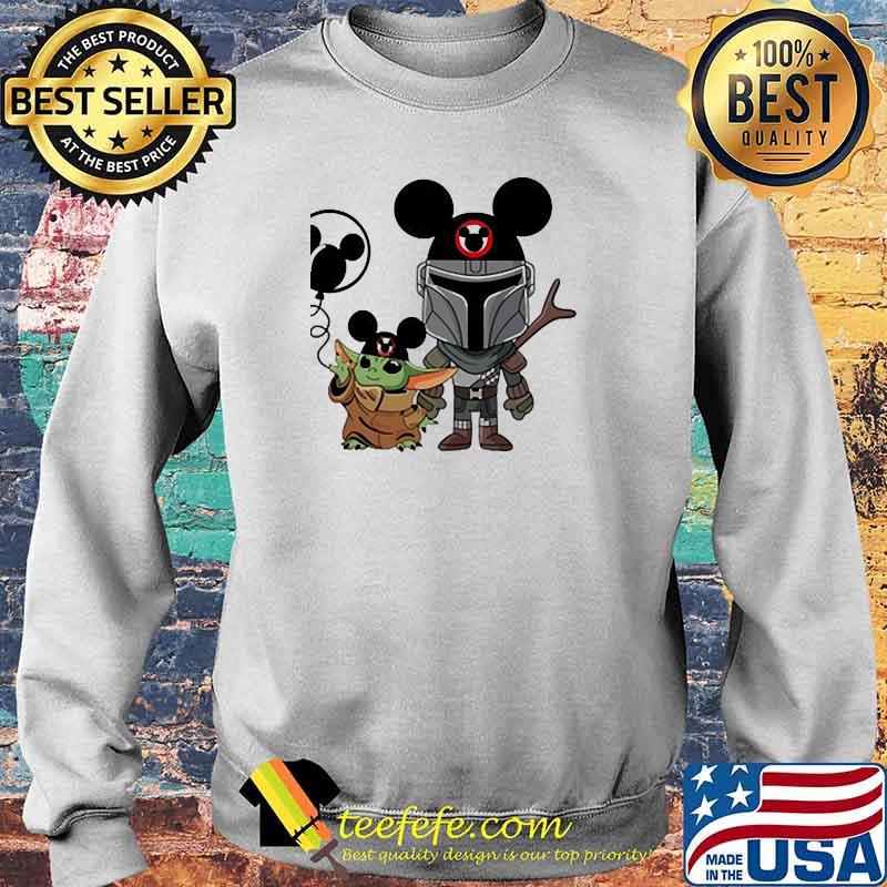 The mandalorian yoda mickey Sweater The mandalorian yoda mickey Sweater