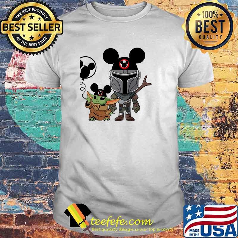 The mandalorian yoda mickey shirt