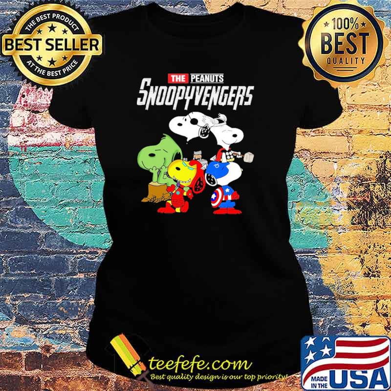 The Peanuts Snoopyvengers Shirt Ladies tee The Peanuts Snoopyvengers Shirt Ladies tee