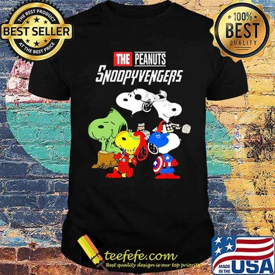 The peanuts snoopyvengers shirt