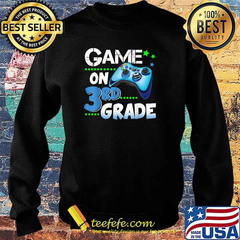 Third Grade Shirt Game On 3rd Grade T-Shirt Sweater Third Grade Shirt Game On 3rd Grade T-Shirt Sweater