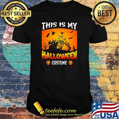 This is my halloween costume pumpkin shirt