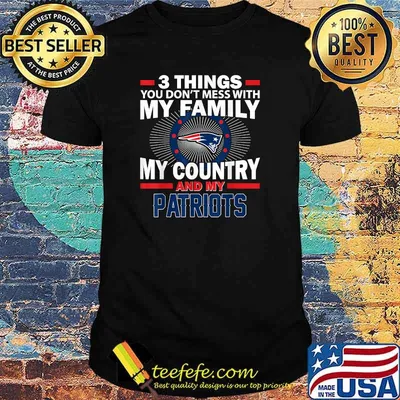 Three things My Family My country My Patriot USA T-Shirt