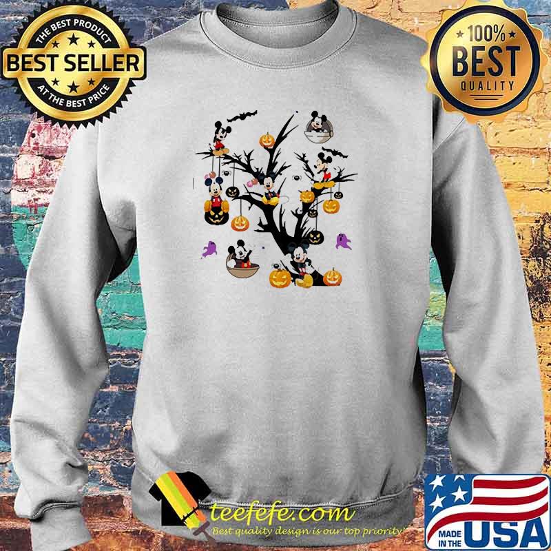 Tree witch pumpkin mickey halloween Sweater Tree witch pumpkin mickey halloween Sweater