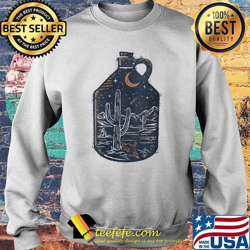 Trendy Old Fashioned Jug Fill Cactus Desert Scene T-Shirt Sweater Trendy Old Fashioned Jug Fill Cactus Desert Scene T-Shirt Sweater