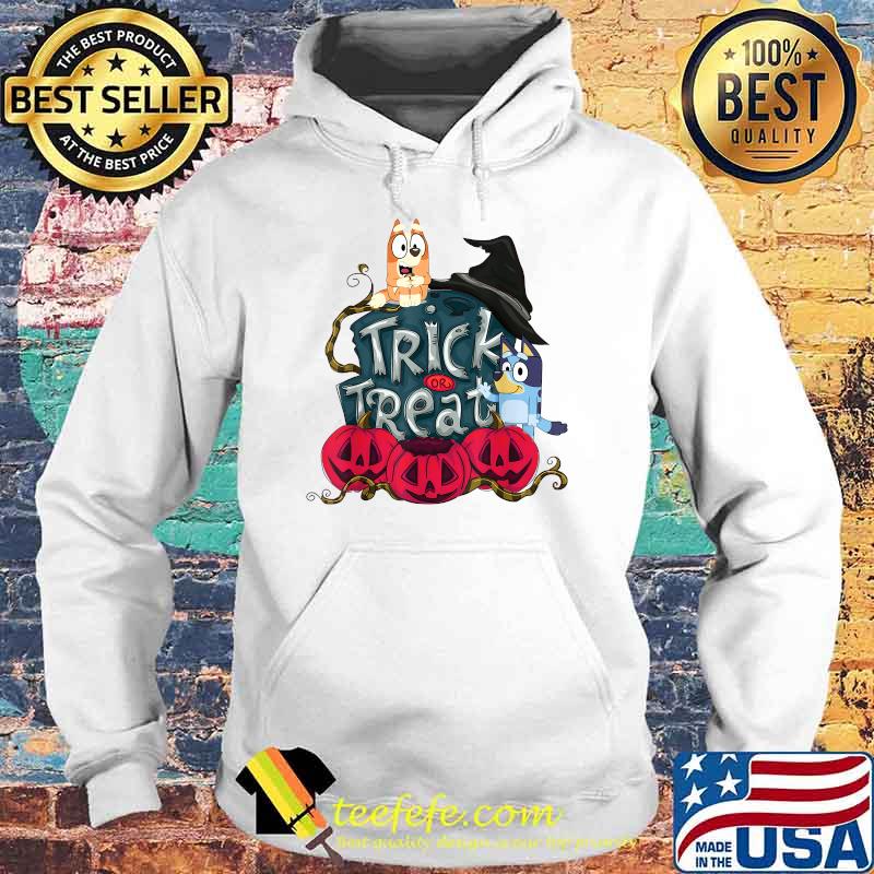 Trick Or Treat Pumpkin B-lueys Halloween T-Shirt Hoodie Trick Or Treat Pumpkin B-lueys Halloween T-Shirt Hoodie