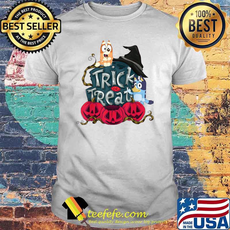 Trick Or Treat Pumpkin B-lueys Halloween T-Shirt