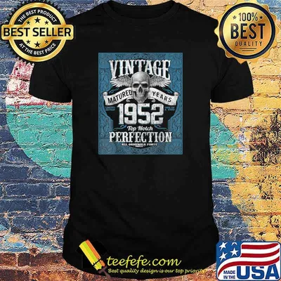 Vintage 1952 Limited Edition 1952 Skull T-Shirt