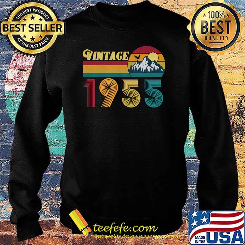 Vintage 1955 66th Birthday 66 Years Old T-Shirt Sweater Vintage 1955 66th Birthday 66 Years Old T-Shirt Sweater