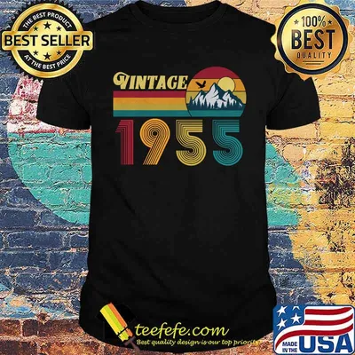 Vintage 1955 66th Birthday 66 Years Old T-Shirt