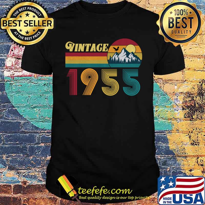 Vintage 1955 66th Birthday 66 Years Old T-Shirt