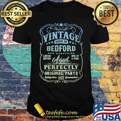 Vintage Born In Bedford Original Parts T-Shirt