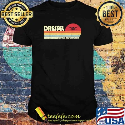 Vintage Dressel US Swimming Team World Record Swim 2021 T-Shirt