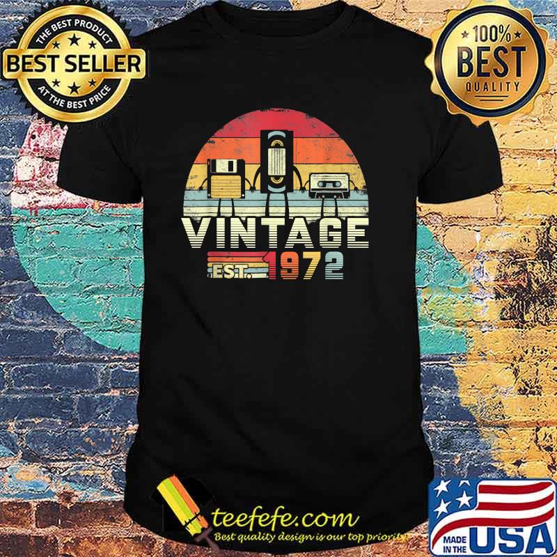 Vintage est 1972 Music Tech T-Shirt
