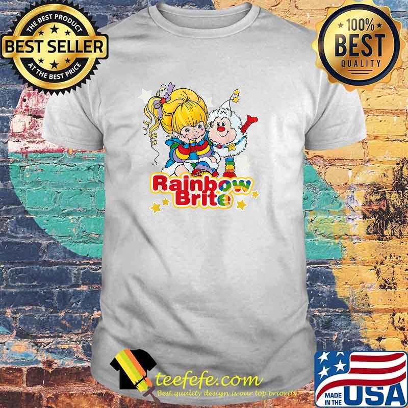 Vintage Rainbows Art Brite Cartoons Costume Anime Characters T-Shirt