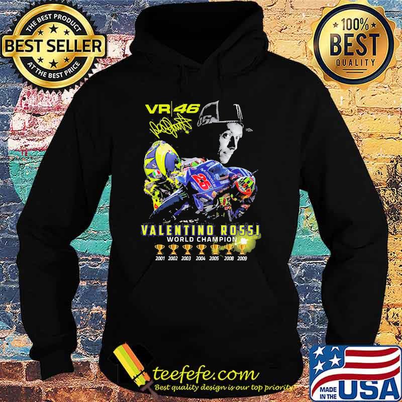 Vr 46 valentino rossi world champion signature Hoodie Vr 46 valentino rossi world champion signature Hoodie